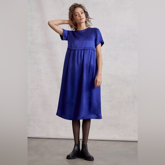 Maeve 𝓫𝔂 Anthropologie Jimena Midi Dress Size S w‎ Pockets - Picture 13 of 13